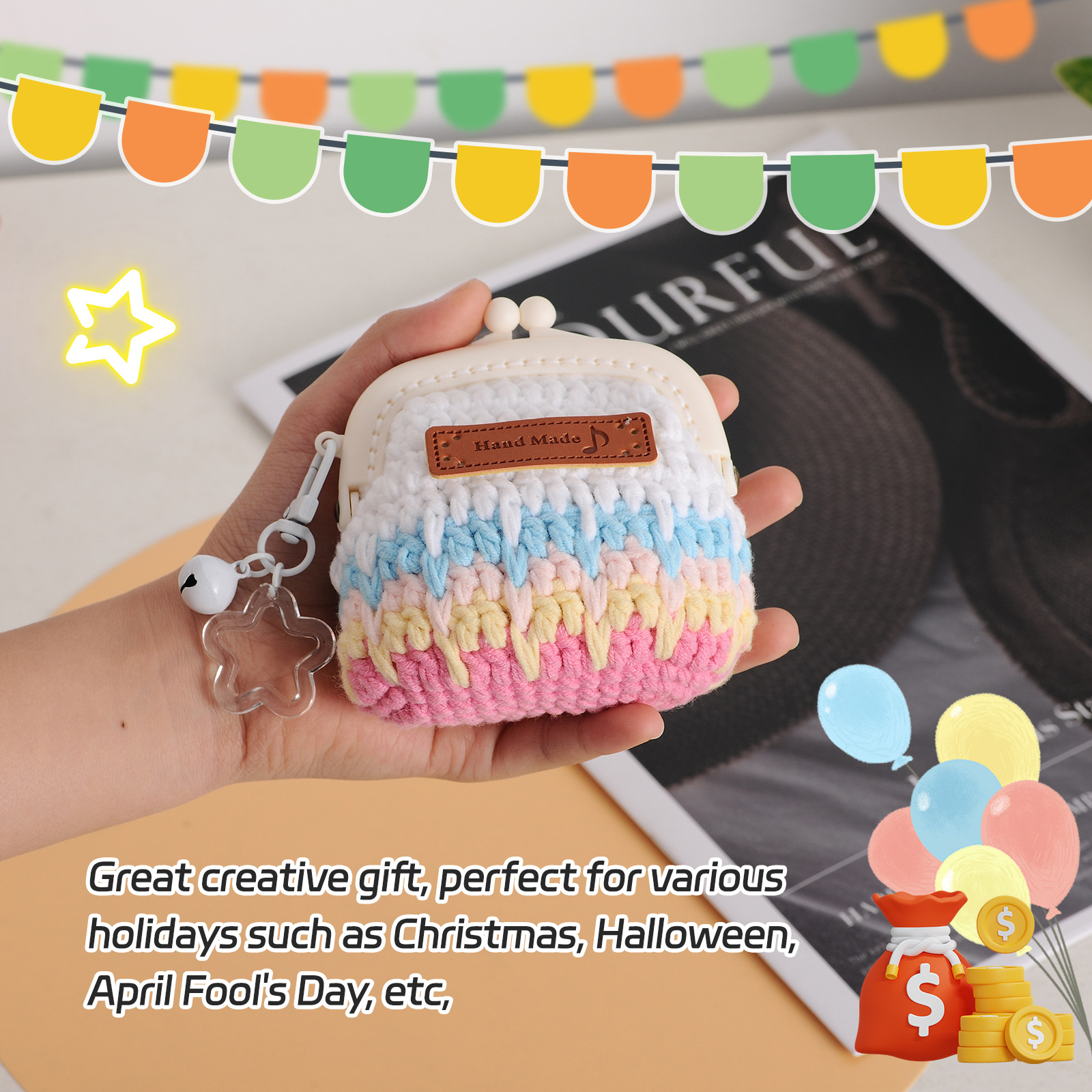 작은 지갑 - 흰색