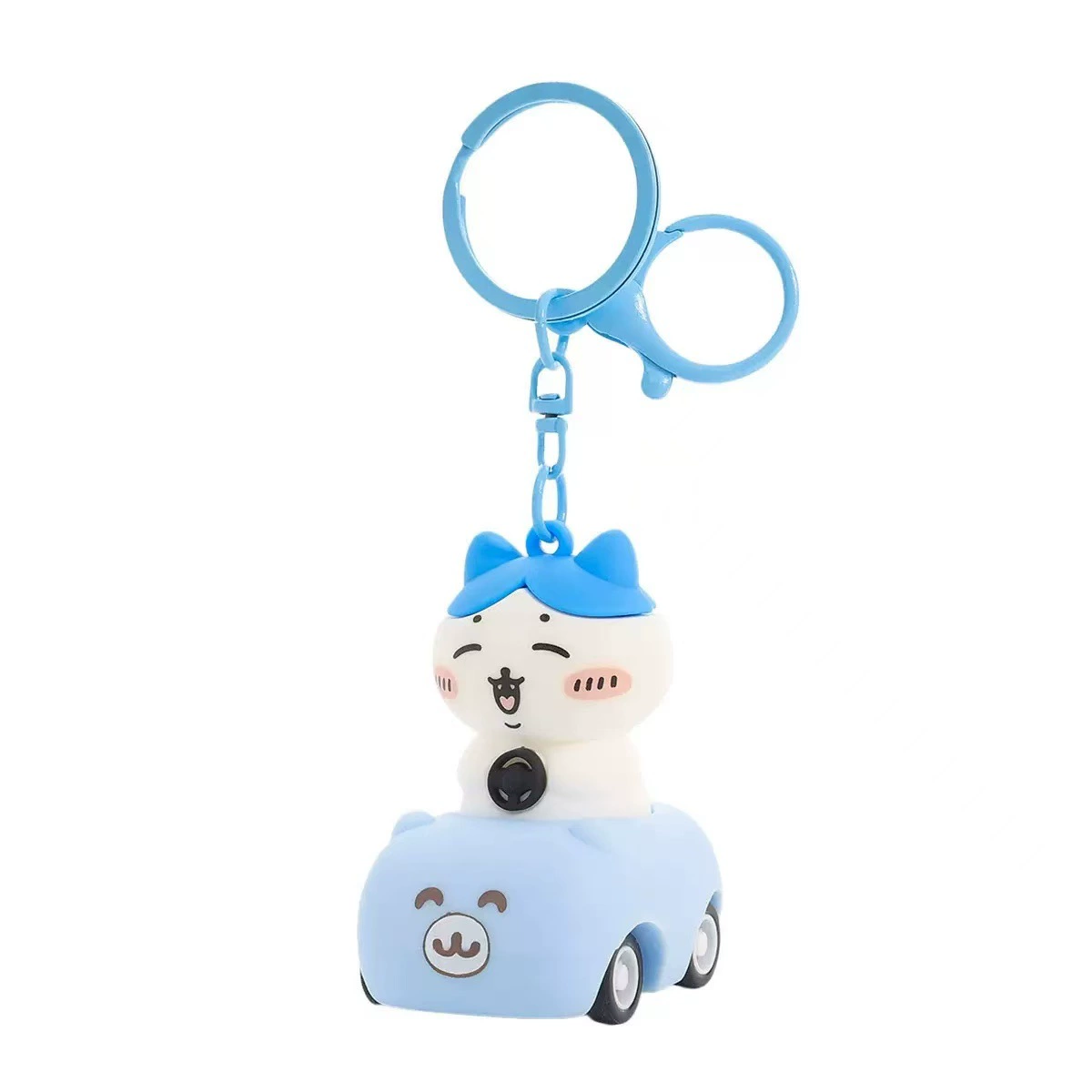 Warrior, car, creative cartoon keychain, doll for students, school bag, backpack accessory, (Physicals)