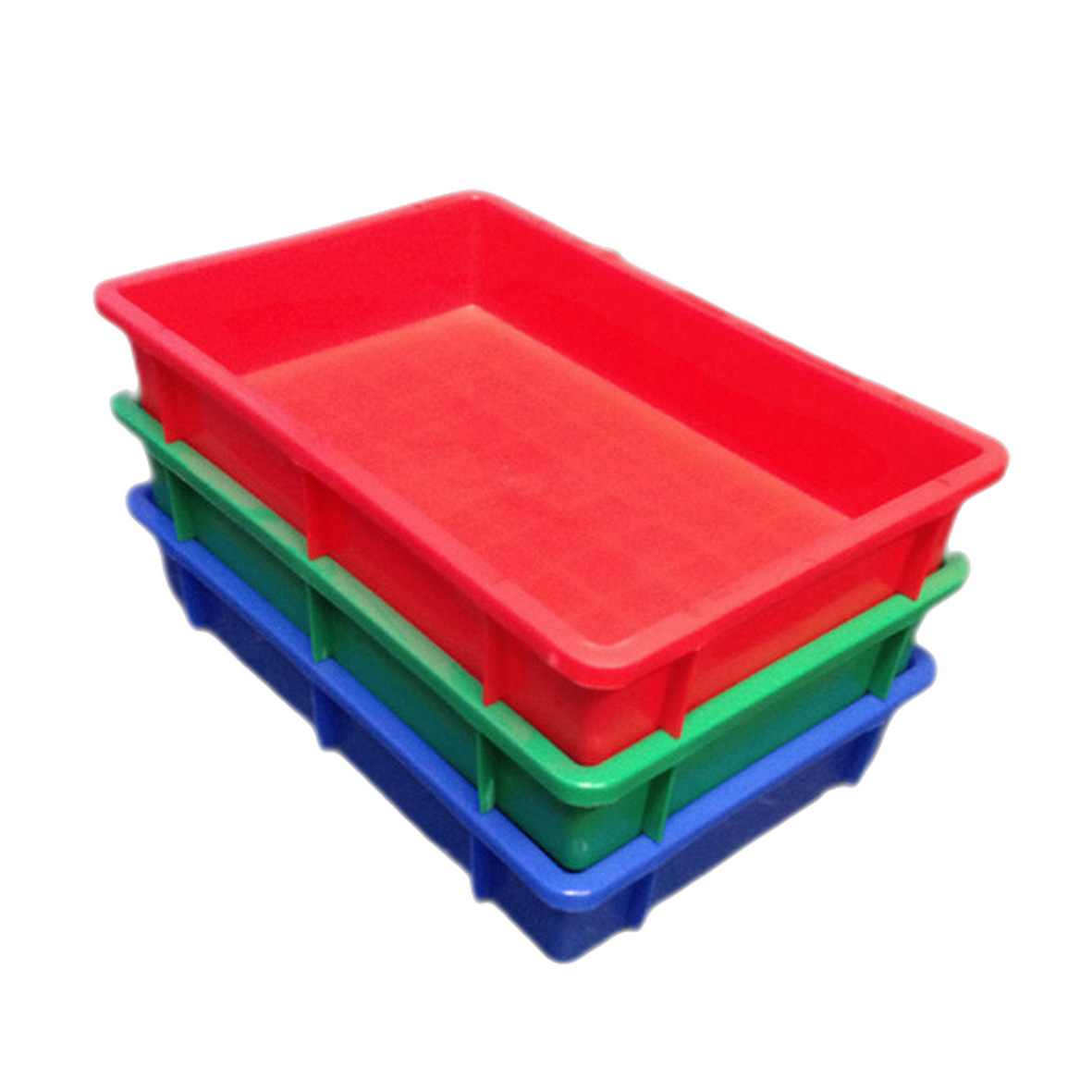 2#塑胶方盘2号塑料周转胶盘电子玩具配件盘子五金储物盒