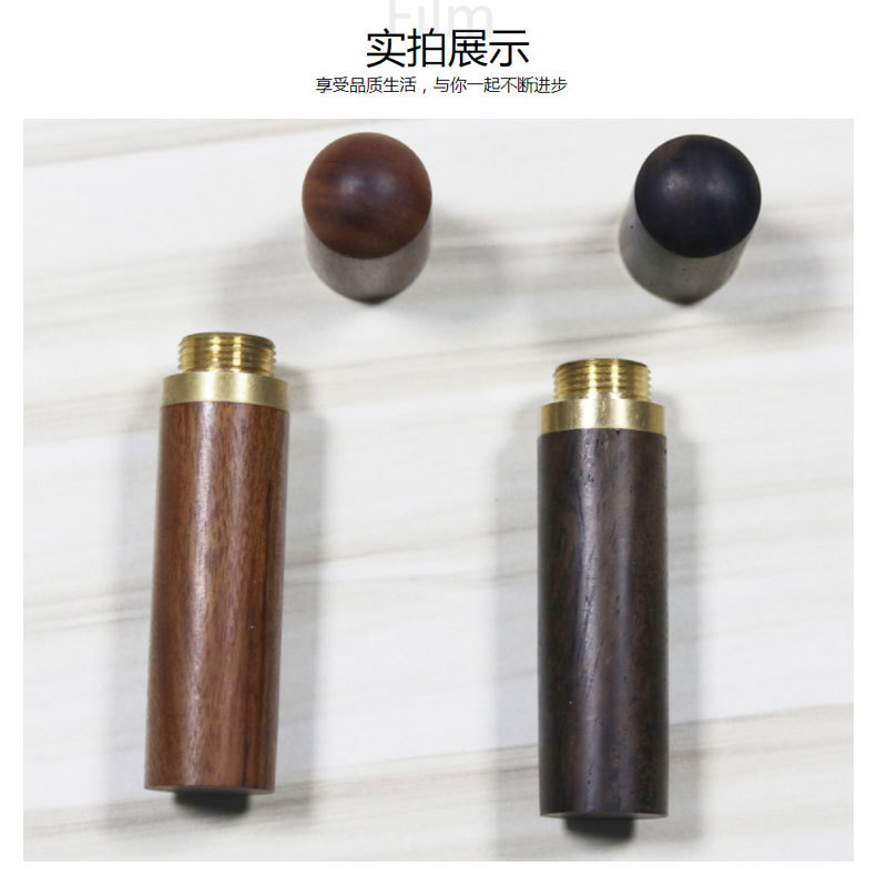 Aguja de coser a mano tubo de almacenamiento de sándalo entrada lateral ciego con aguja de cola dorada herramienta doméstica tubo de almacenamiento de costura caja de costura al por mayor