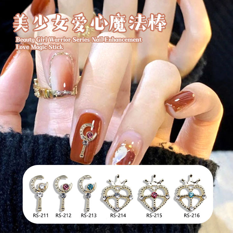 Japanese accessory for manicure with zircon