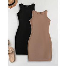 E 71361 Sleeveless Bodycon Mini Dress ��������Ը�����ȹ