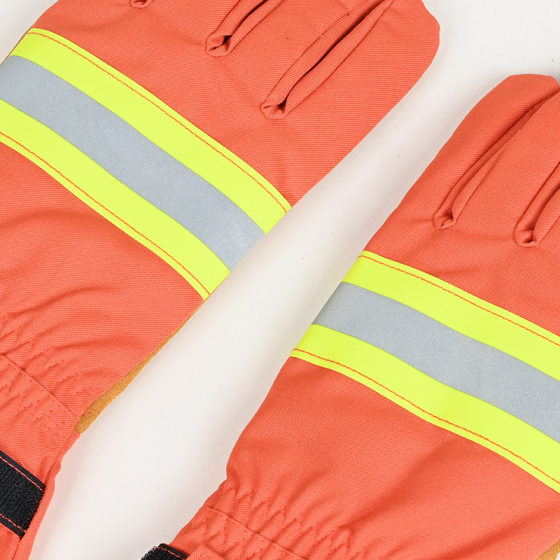 Aramid fire gloves fire resistant heat insulation rescue gloves fire fighting rescue high temperature flame retardant gloves
