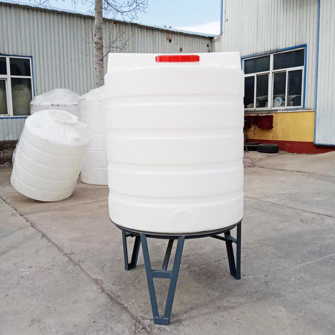 锥底塑料加药箱洗洁精搅拌桶加药罐洗衣液搅拌罐PE储罐水塔储水桶