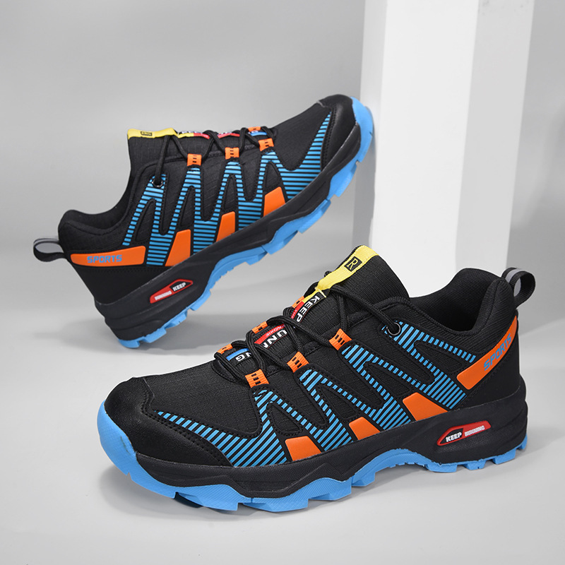 Cross-border Outdoor Leisure Hiking Shoes Men's Running Cycling Shoes Solomon plus size Hiking Breathable Jogging