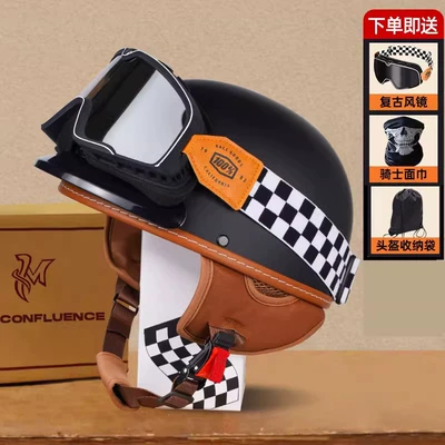 and Winter Men's Motorcycle Helmet, New | Motosiklet kaskı (dəbilqə) - matt-black-comes-with-goggles-face-towel-storage-bag-m