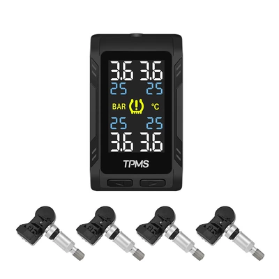 Acc/Usb Power Display Tire Pressure Monitoring System Paste Style Horizontal Screen Vertical Screen Display Tpms