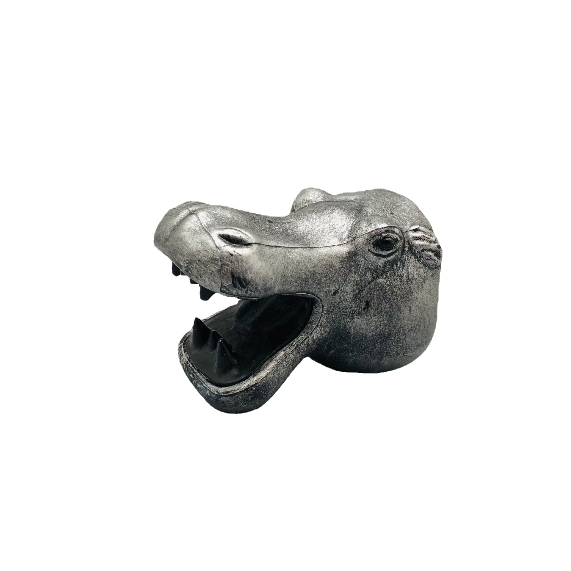 Nueva caja de PVC tarjeta de color de embalaje hipopótamo bestia cabeza Abrebotellas con imán de adsorción etiqueta engomada del refrigerador lindo abrebotellas