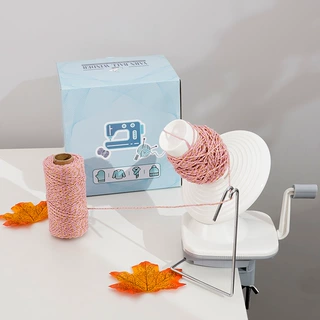 新款手摇毛线缠线器 简易便携 手动套装 塑料绕线机 DIY手工工具
