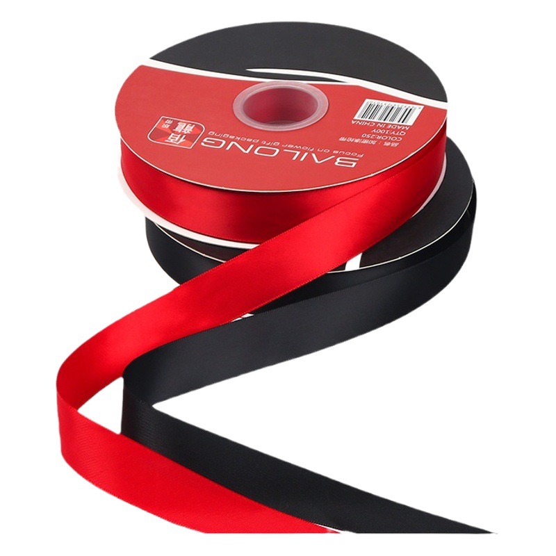 100 yardas de cinta de poliéster de color sólido lazo floral cinta pastel ramo embalaje cinta de flores cinta al por mayor