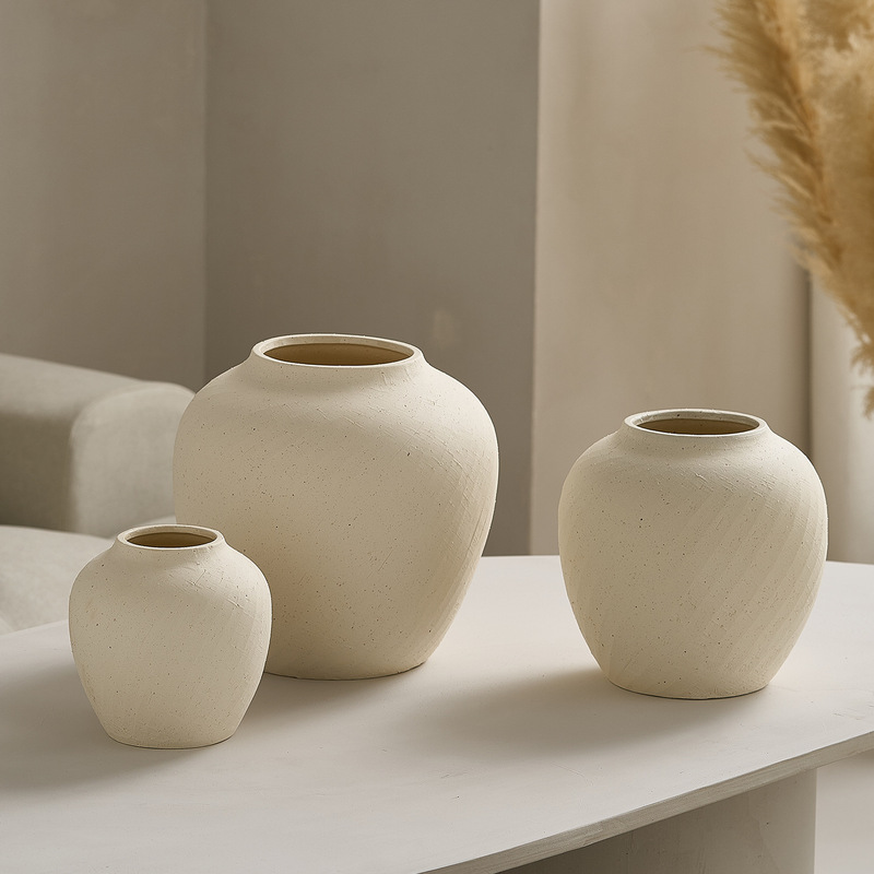Ceramic Vase Creative Homestay Home Living Room Decoration Rustic Pottery Flower Vessel Wabi-Sabi Style Amazon Ornament Ins Style Ceramic Vase Creative Homestay Home Living Room Decoration Rustic Pottery Flower Vessel Wabi-Sabi Style Amazon Ornament Ins Style