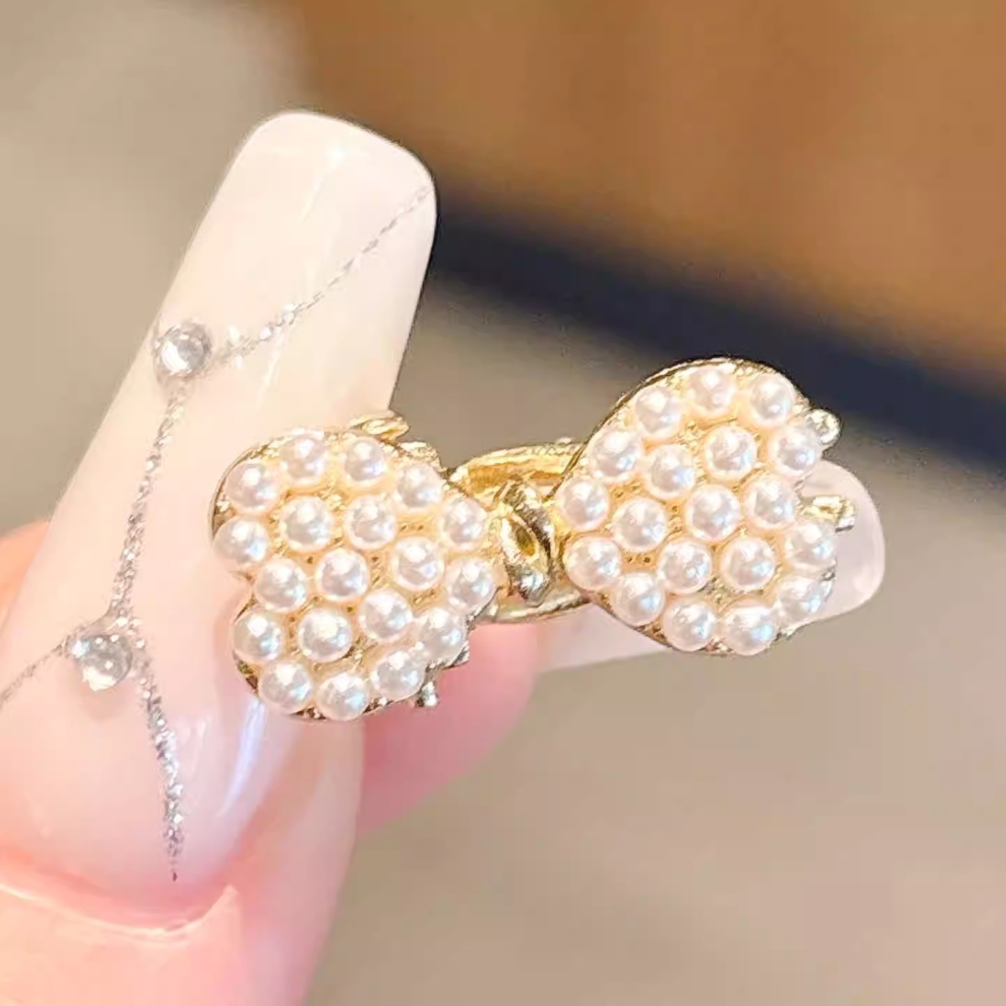 Dopamina adorable clip de cabello para mujeres 2026 nuevo clip de boca de pato de alta calidad sensación lateral exquisita clip de frangeo clip de cabello tocado