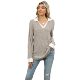 Amazon Europe and the United States cross-border foreign trade 2024 autumn and winter new contrast color lapel long sleeve loose T-shirt jacket women's in stock