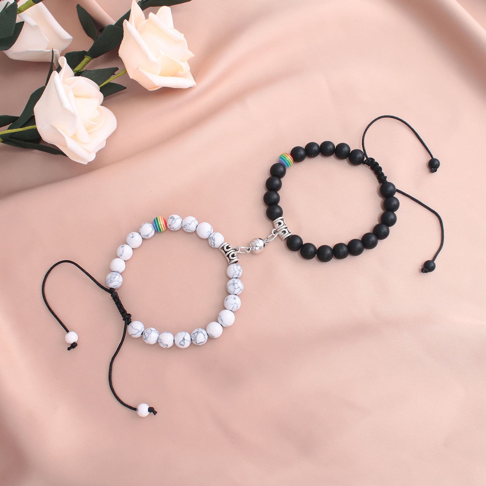 Beads Chain Material Elegant Simple Style Crown Glass Wholesale String Bracelets