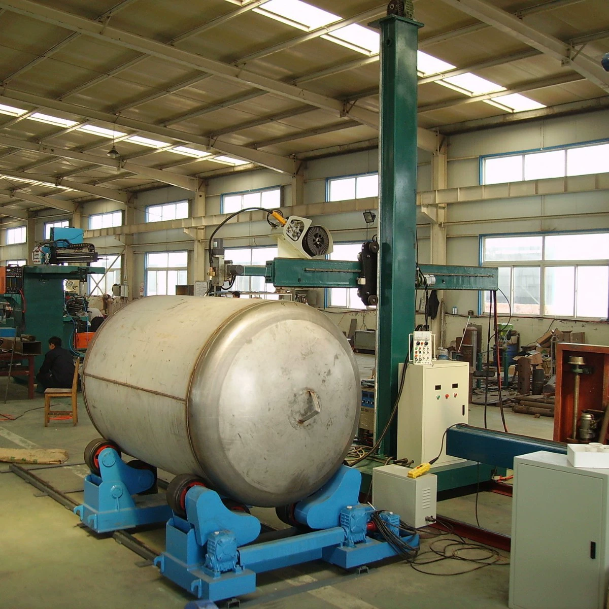 Сварочная машина для сосудов под давлением, автоматический сварочный центр для сварки кольцевых швов