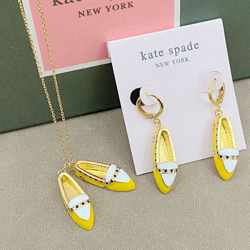 New Fashion European and American Style Niche Design Light Luxury Personalized Exquisite High-Heeled Shoe-Shaped Necklace and Earrings Set New Fashion European and American Style Niche Design Light Luxury Personalized Exquisite High-Heeled Shoe-Shaped Necklace and Earrings Set