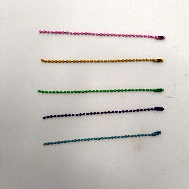 彩色喷漆珠链