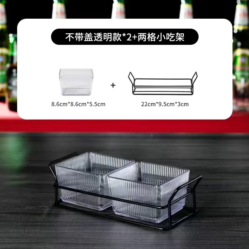 2025 nuevo plato de frutas secas caja de almacenamiento de dulces de sala de estar doméstica plato de frutas de lujo plato de bocadillos de mesa