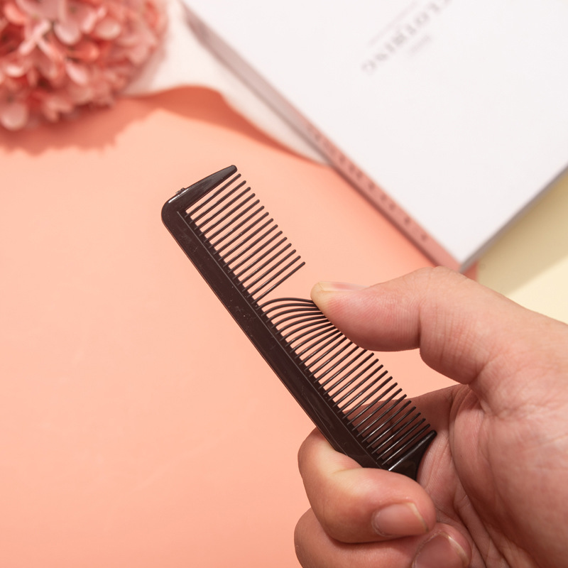 Peine con punta puntiaguda, especializado para maquilladores, peine profesional para peluquería con punta puntiaguda para separar el cabello, antiestático para cabello largo de mujer.