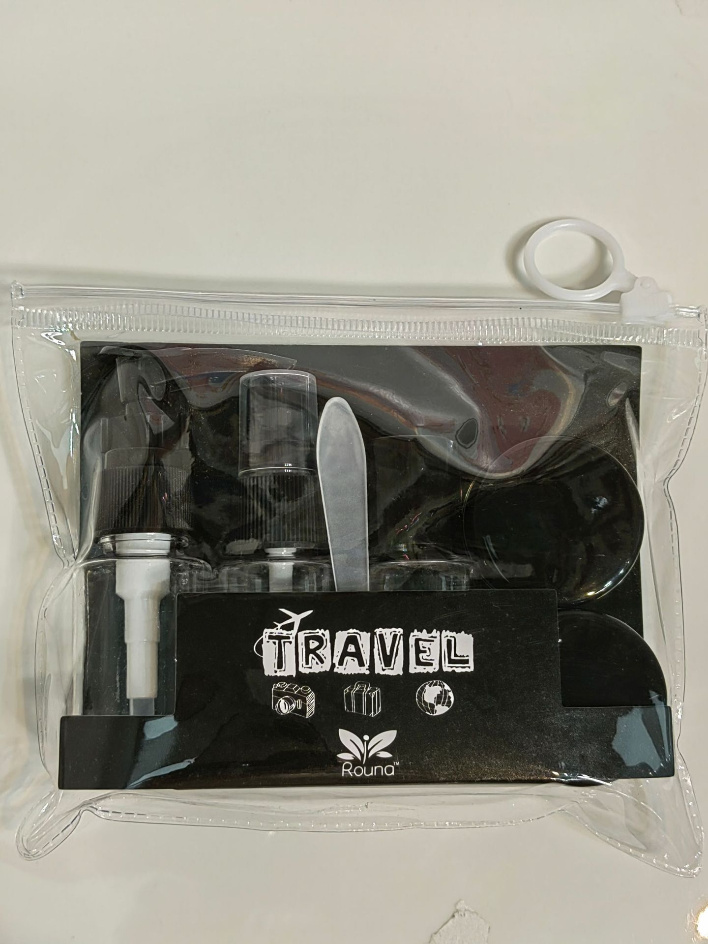Botella de viaje portátil MOQ 30ml 10g Conjunto de botella de viaje de enlace de cliente individual