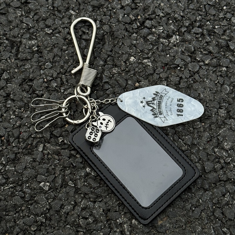 Ian Worth Original Gem Grimace Card Bag Waist Keychain Fashion Wear Keychain Bag Pendant Wholesale