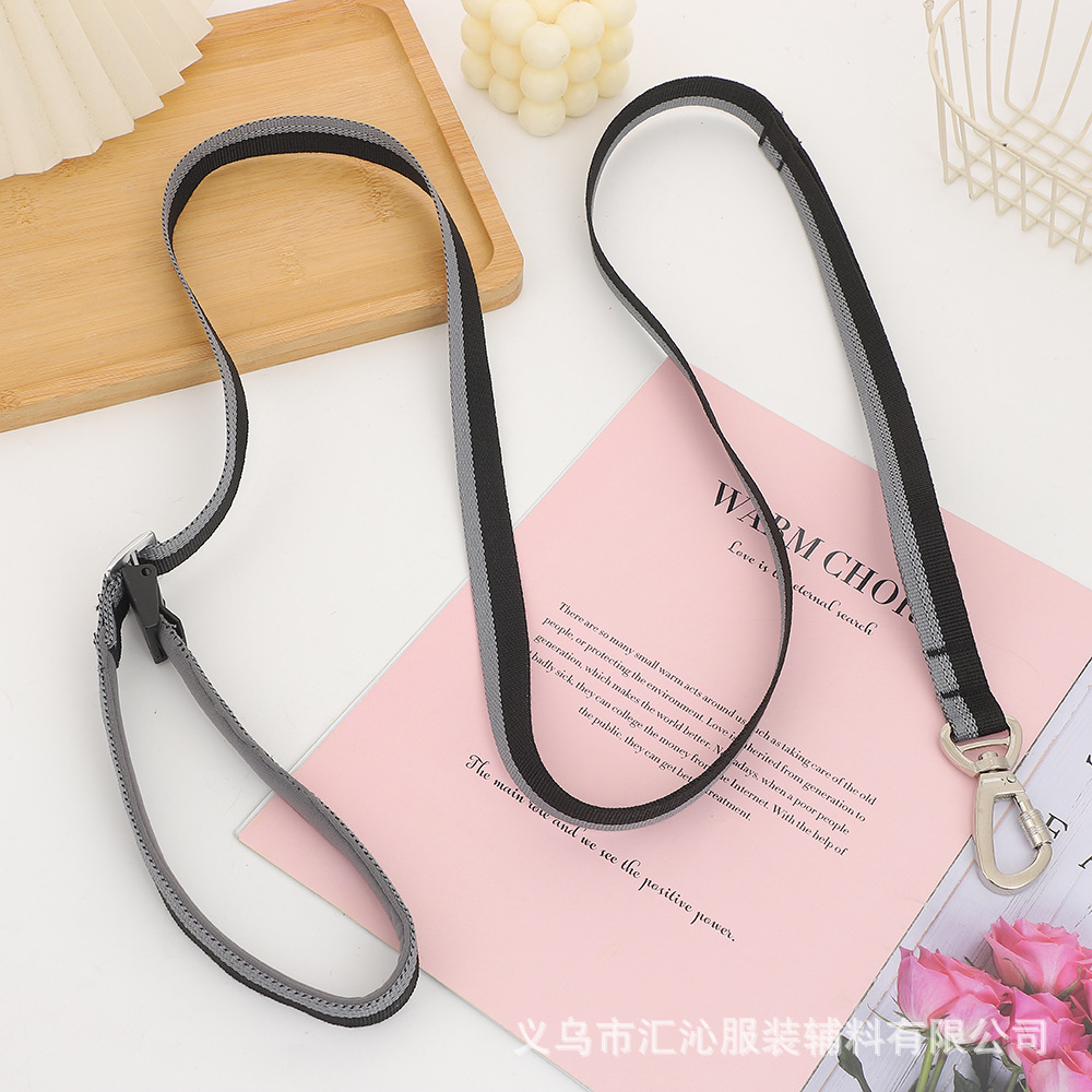 Pet Cat and Dog Leash, Safety Rope, Adjustable Reflective Warning Rope for Night Use, Crossbody Bag Strap