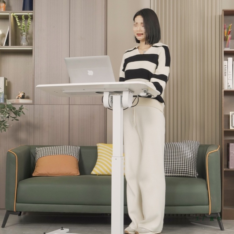 Frankwood Desktop Foldableable Standing Adjustable Workbench Mobile Bedside Office Computer Table Sofa Table