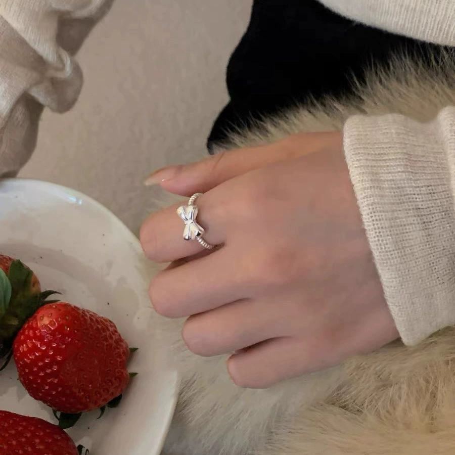Adjustable Ring, 925 Silver Sample, Universal Fit, Light Luxury Style