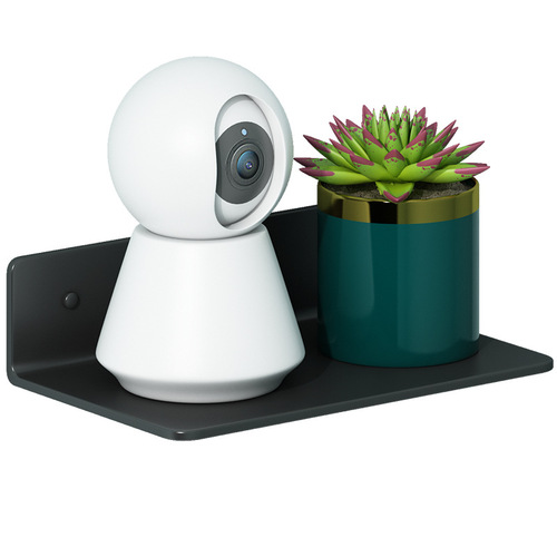 Hole-free wall rack router projector TV set-top box small storage box support wall hanging