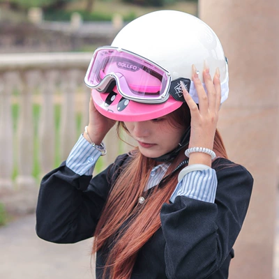 Motosiklet dəbilqələri, Motorcycle Half Helmet 3/4 Helmet