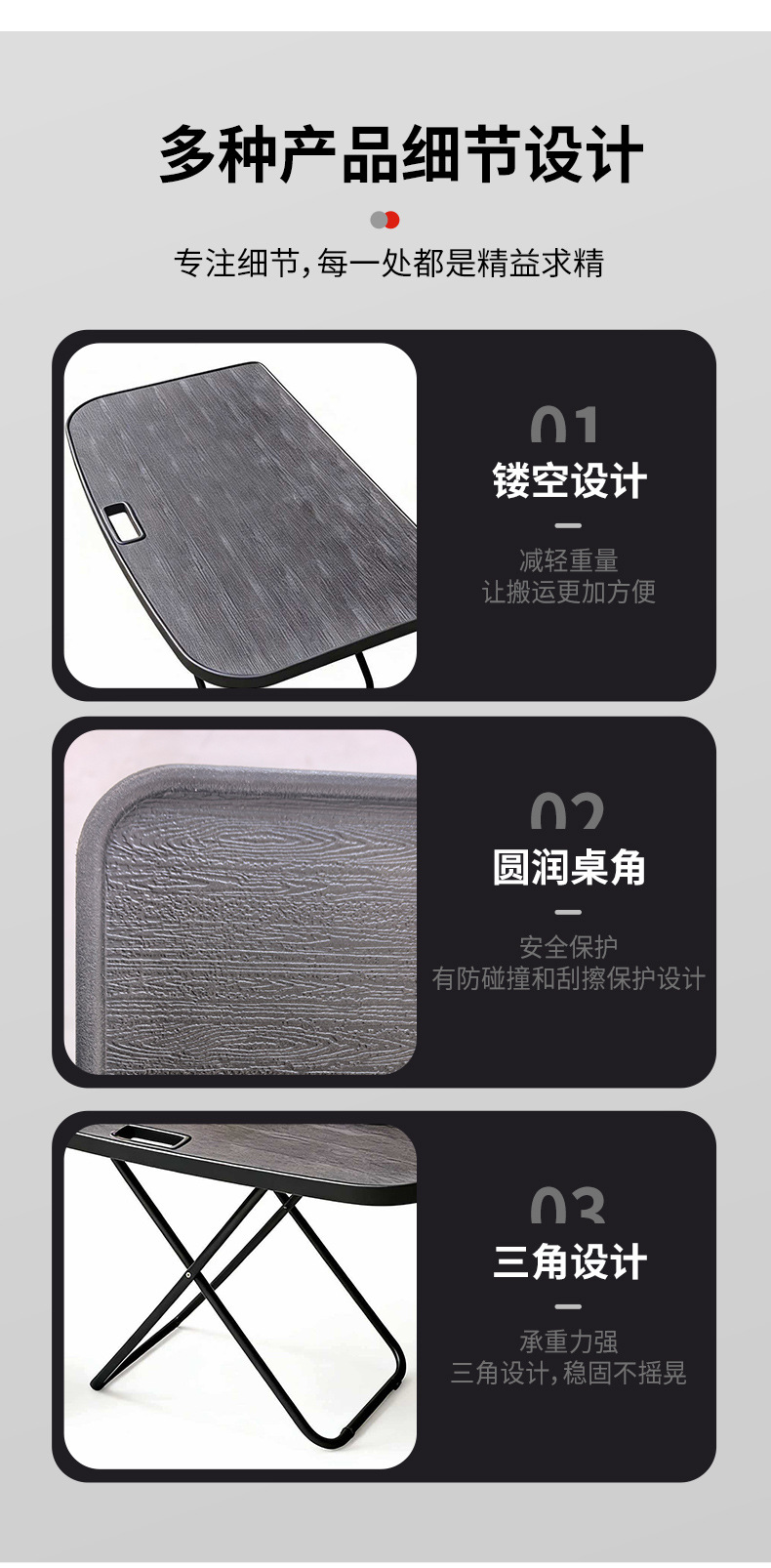 Suitable for Tesla Model 3/Y Trunk Table Board, Hidden In-Car Camping Picnic Folding Table and Chair Small Table Board