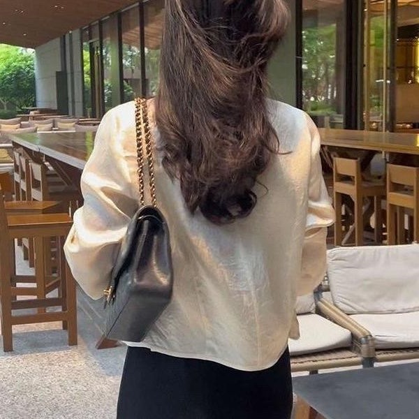 살구 (고급 아세테이트 가디건)