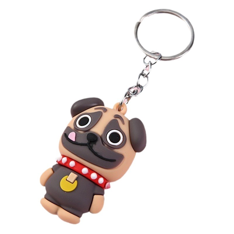 Cute pet keychain Cartoon creative dog pendant kindergarten small gift sharing class activity small gift