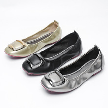 跨境欧美俄罗斯工厂 蛋卷鞋浅口适合肥脚脚大跨境女鞋35-45大码