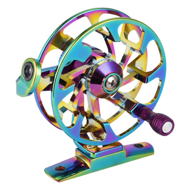 Morica metal fishing reel fishing reel front wheel raft wheel ice fishing wheel fish buckle wheel grain wheat wheel live fish buckle fishing gear