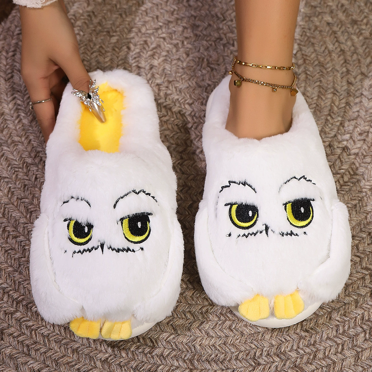 Трансграничный спот бренд тапочки Крытый домашний тапочки Сова тапочки