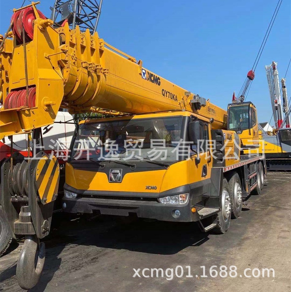 出口手续齐全 二手小吊车25吨 55吨 70吨徐工汽车吊 XCMG QY70K-I
