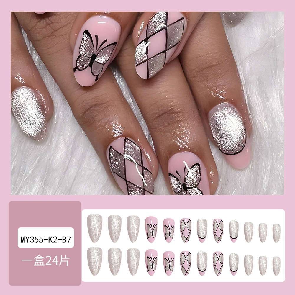 Venta al por mayor de piezas de uñas portátiles de ojo de gato de estilo explosivo, venta al por mayor de comercio exterior, parches de uñas transfronterizos de gran calidad, piezas de uñas de uñas en caja image 22