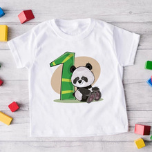 Birthday Number Panda Kids Tshirt ͨ؈1-9ӡͯT