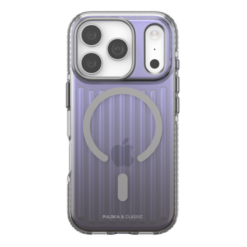 新款炫彩光栅渐变瓦楞苹果17手机壳带磁吸磨砂肤感iphone16promax|undefined