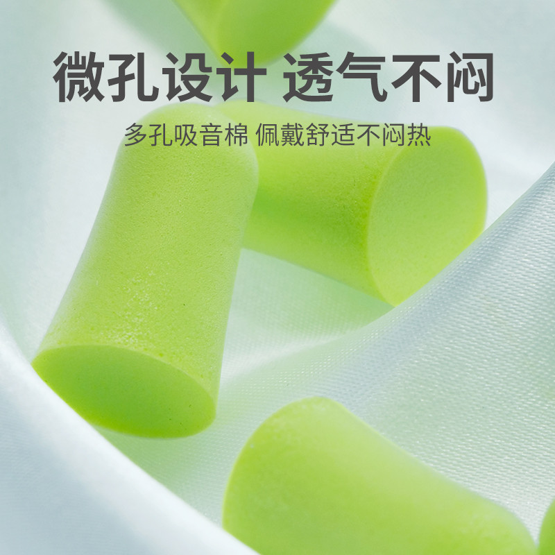 Tapones para los oídos para dormir con reducción de ruido cálido de Heinuoai, silenciosos, anti-ronquidos, anti-ruido, rebote lento, sin dañar los oídos, tapones para los oídos insonorizados