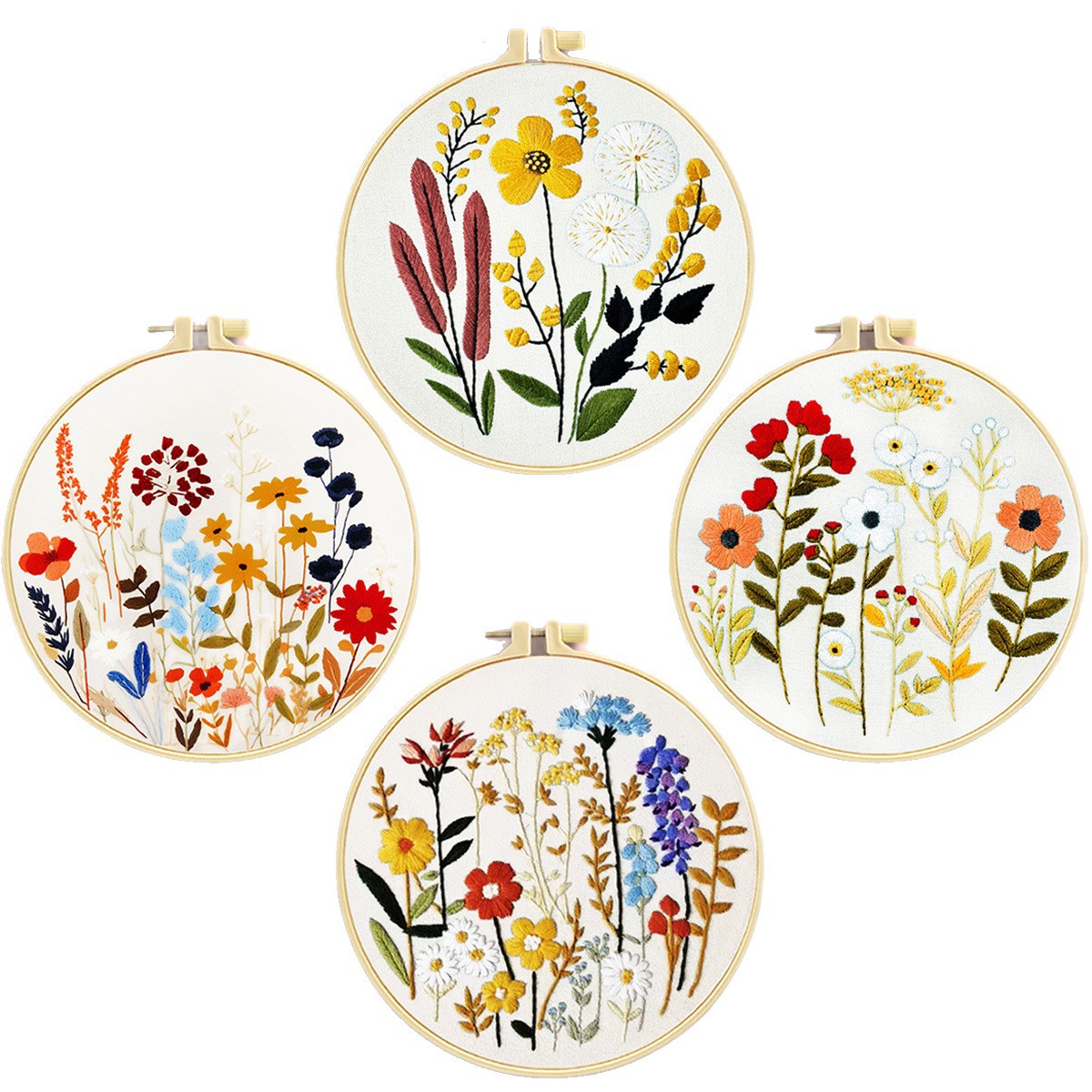 Transfronterizos Mona Lisa Real Kit de bordado flores y plantas bordado paquete de materiales principiantes al por mayor