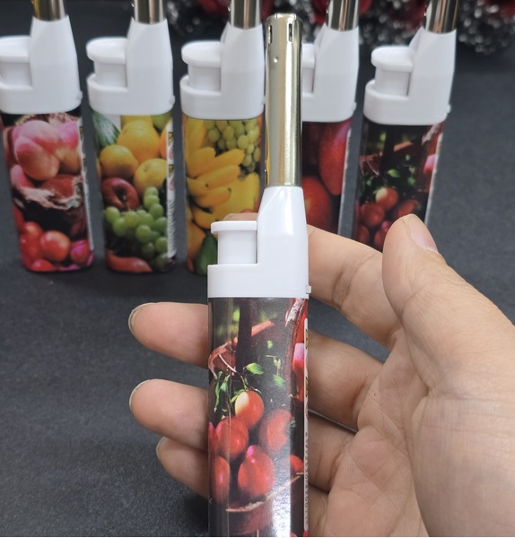 Hot selling short electronic open flame igniter suitable for kitchen and outdoor use easy to carry safe ignition