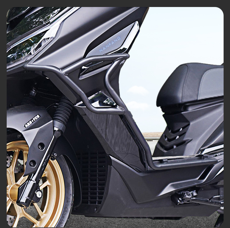Suitable for Southern Flying Shark 150 Scooter Bumper Exhaust Bar, Front and Rear Full Surround Protective Bar Modification Parts