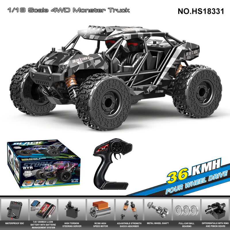 クロスボーダー 1/18 ブラシレス高速四輪駆動 2.4 グラムフルスケールプロフェッショナル RC リモートコントロールオフロード大型バイク 1/14 ブラシ付き|undefined