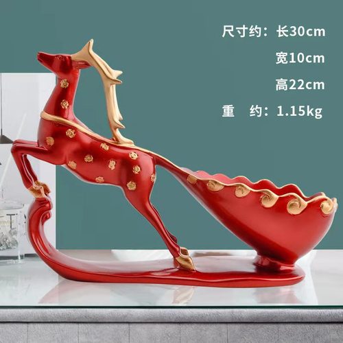 Dropshipping Creative Home European Style Deer Wine Rack Ornament Living Room Office Wine Cabinet Decoration Wine Bottle Rack