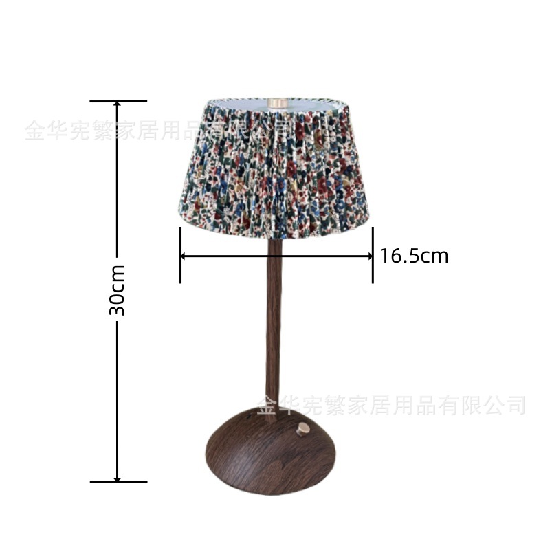 Luz de cabezal de cama dormitorio cálida ins luces de tres colores de luz de luz de escritorio de tacto atmósfera simple adornos pequeños flores de fractura USB carga