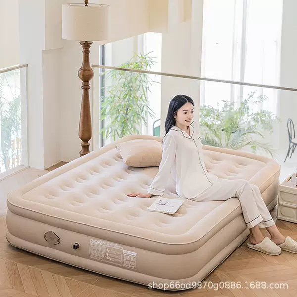 Inflatable Mattress Tent Outdoor Camping Sleeping Pad Portable Home Use Inflatable Bed