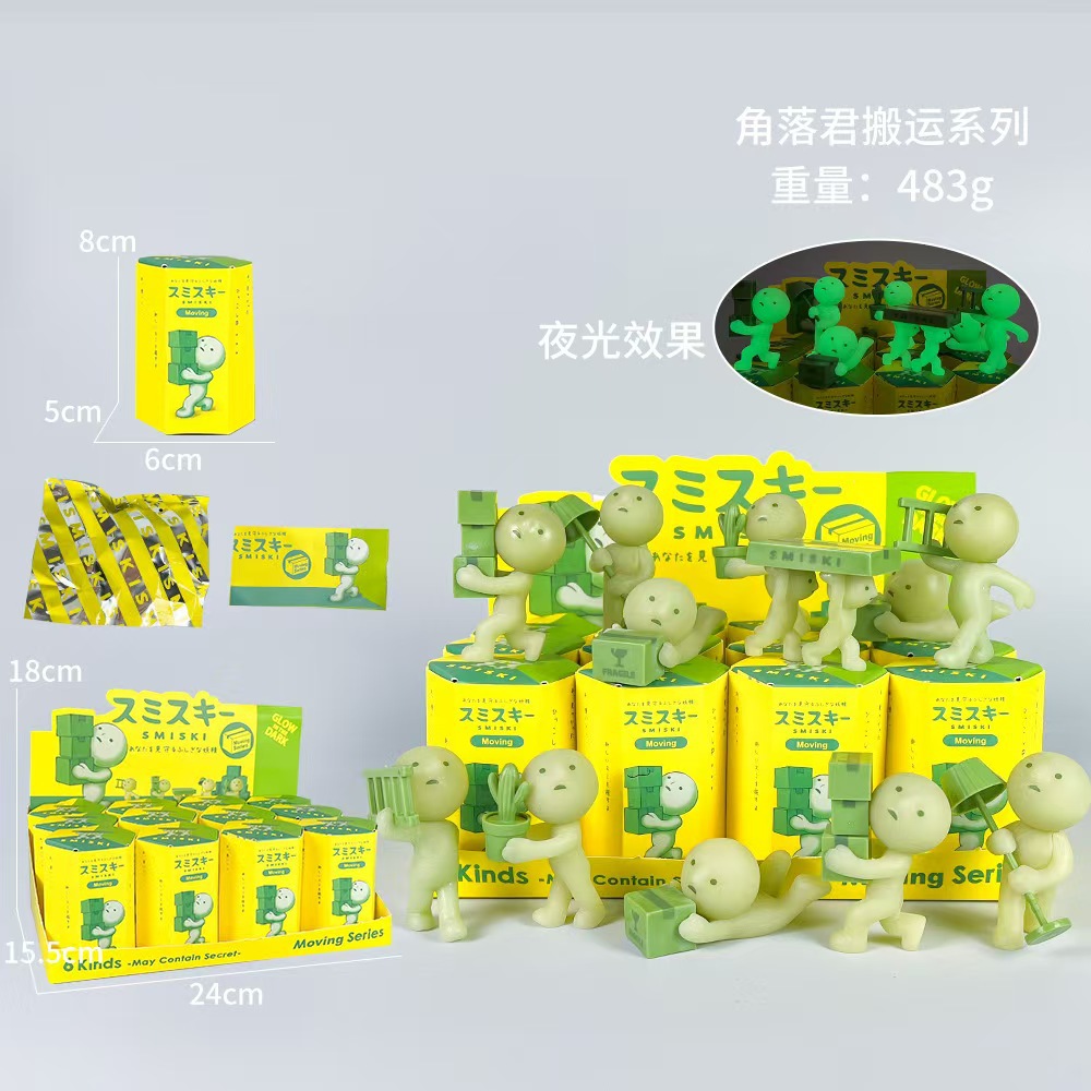 Figuras decorativas transfronterizas – adornos de coche o móvil, muñecos animados hechos a mano, venta por lotes