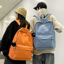 外贸新款韩系背包小众设计轻便通勤电脑背包百搭大容量旅行双肩包